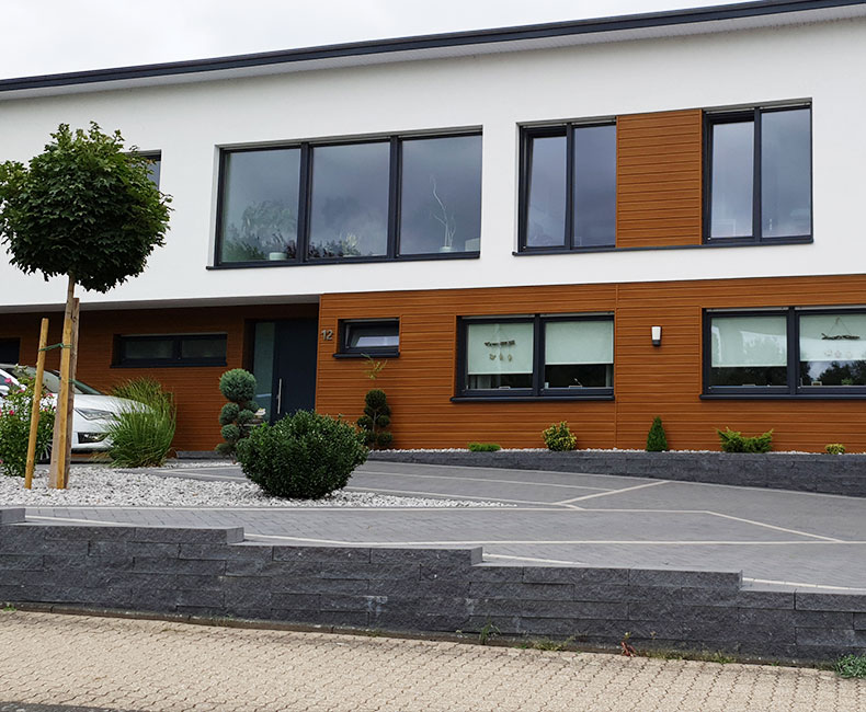 Keralit-Verkleidung für Fassaden